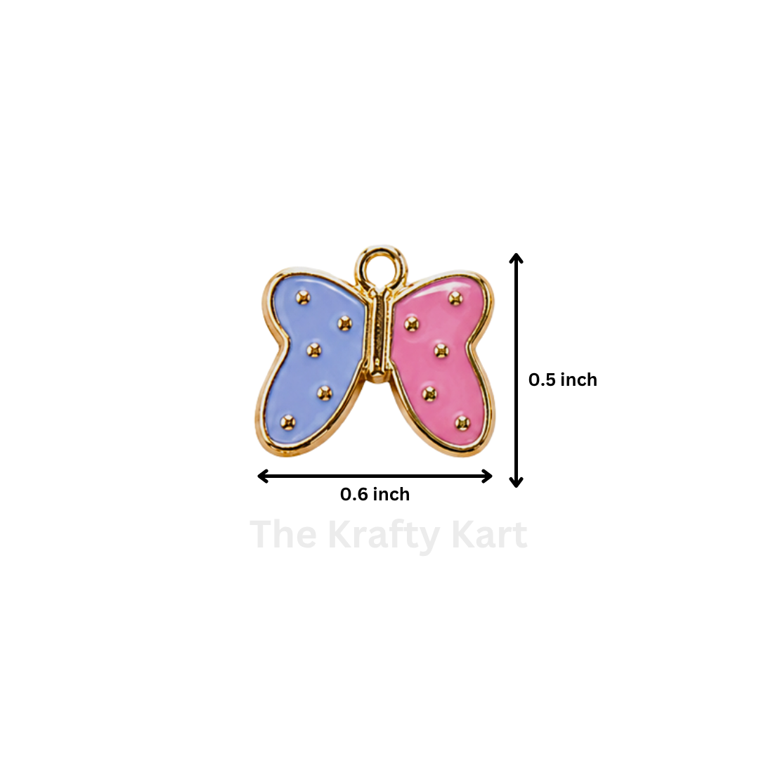 Anti-Tarnish Butterfly Charm Pendant (E)