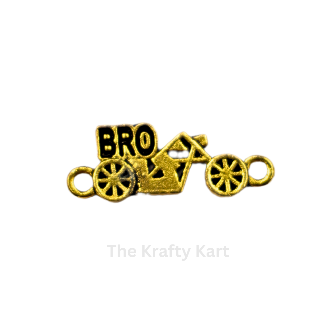 Golden Rakhi Charm - Bro