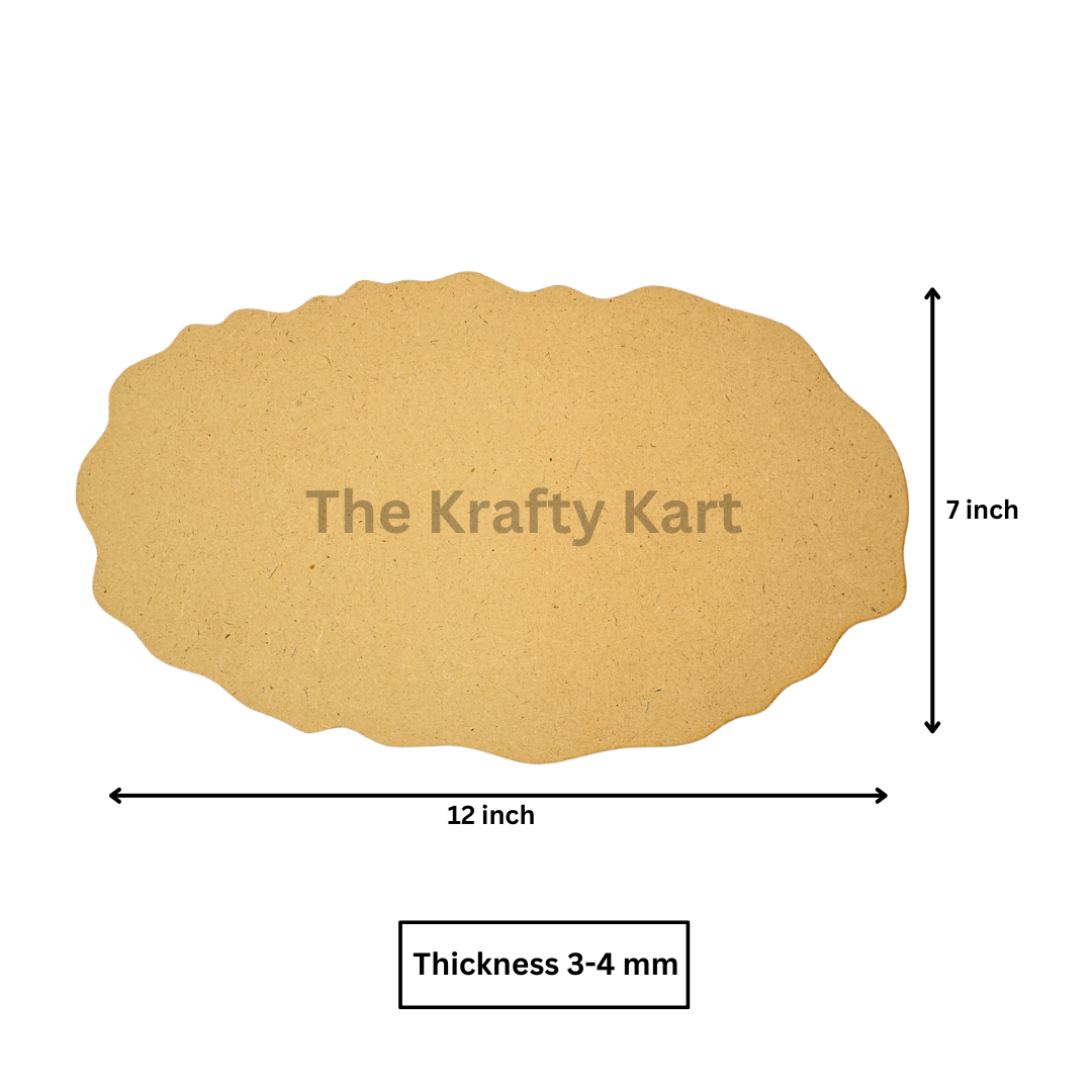 Agate MDF Nameplate