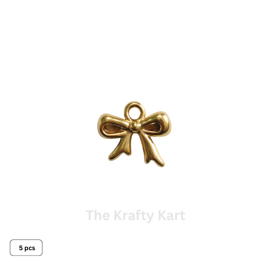 Golden Metal Plastic Charm (3)