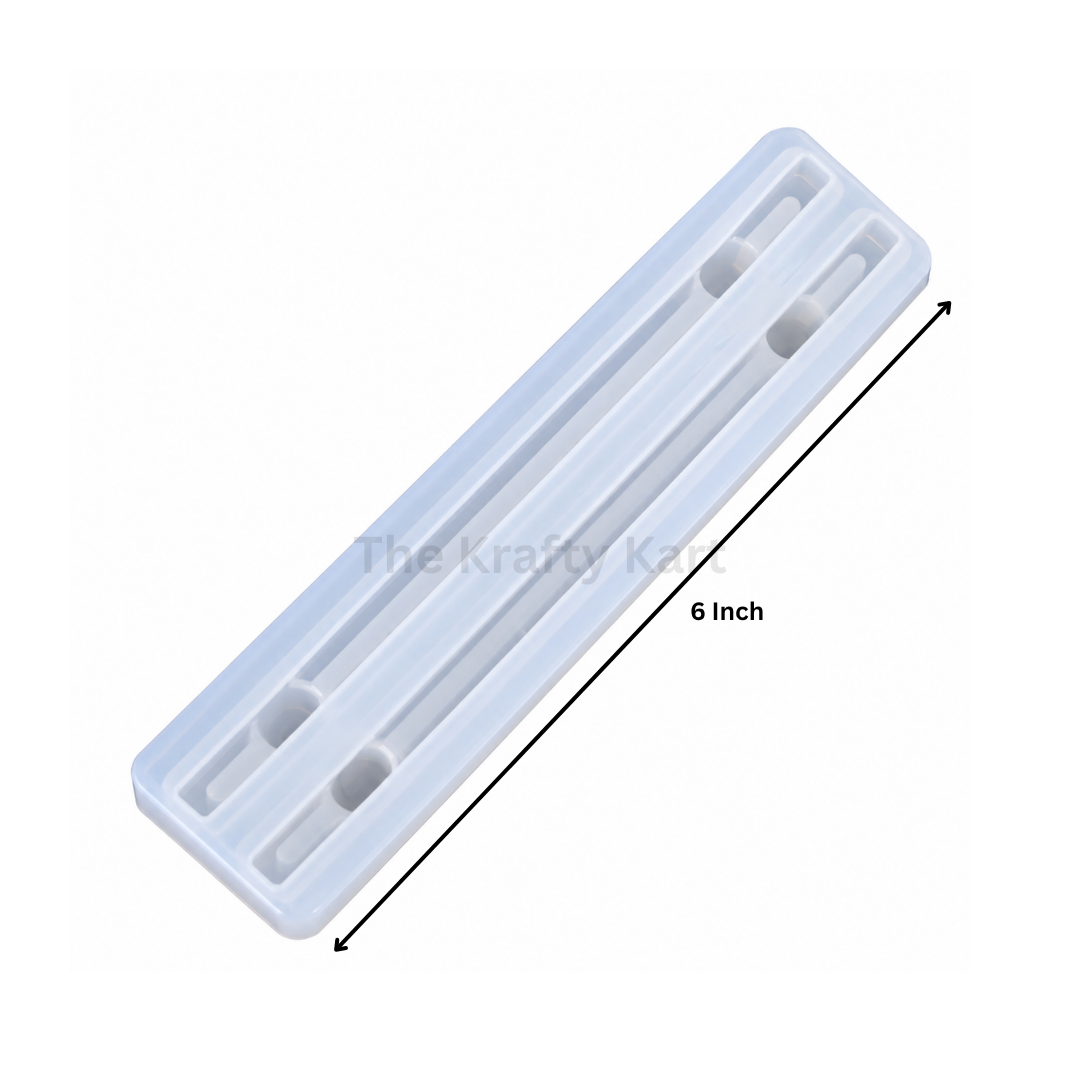 6" 2 Cavity Straight Handle Mould