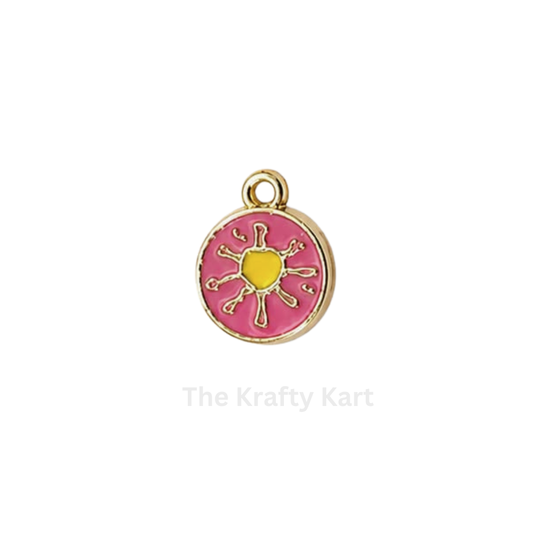 Charm - Round Heart (B)