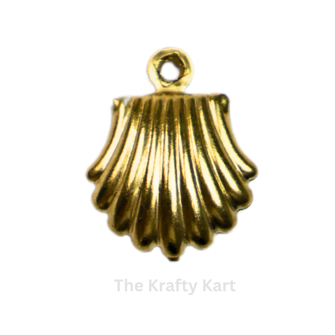 Anti-Tarnish Seashell Charm Pendant