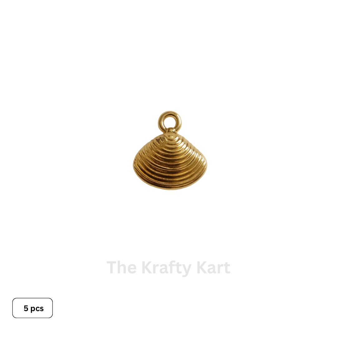 Golden Metal Plastic Charm (4)