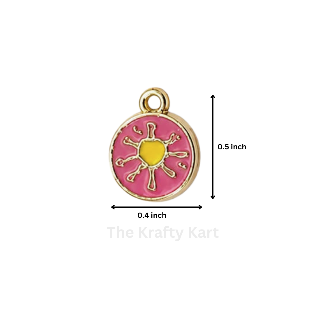 Charm - Round Heart (B)