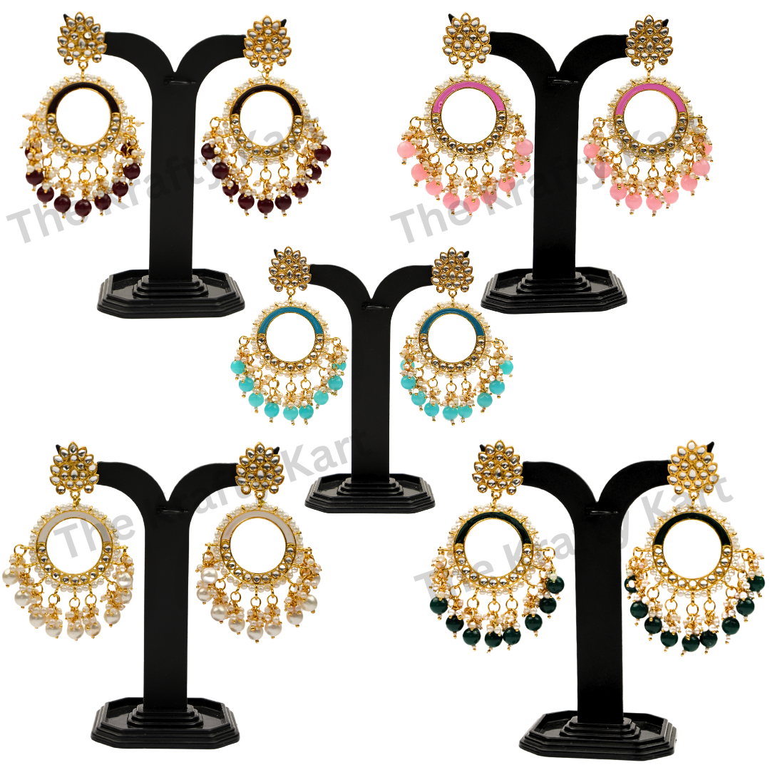 Chand Baliya Resin Jhumka