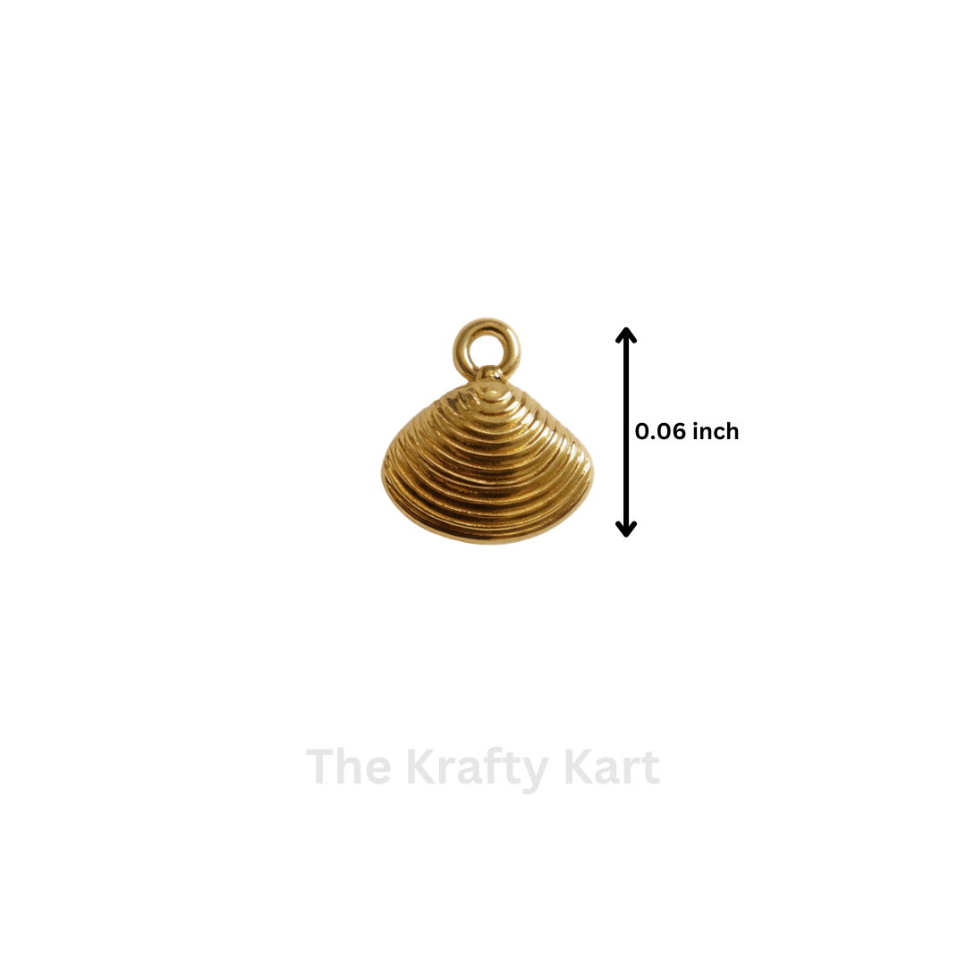 Golden Metal Plastic Charm (4)