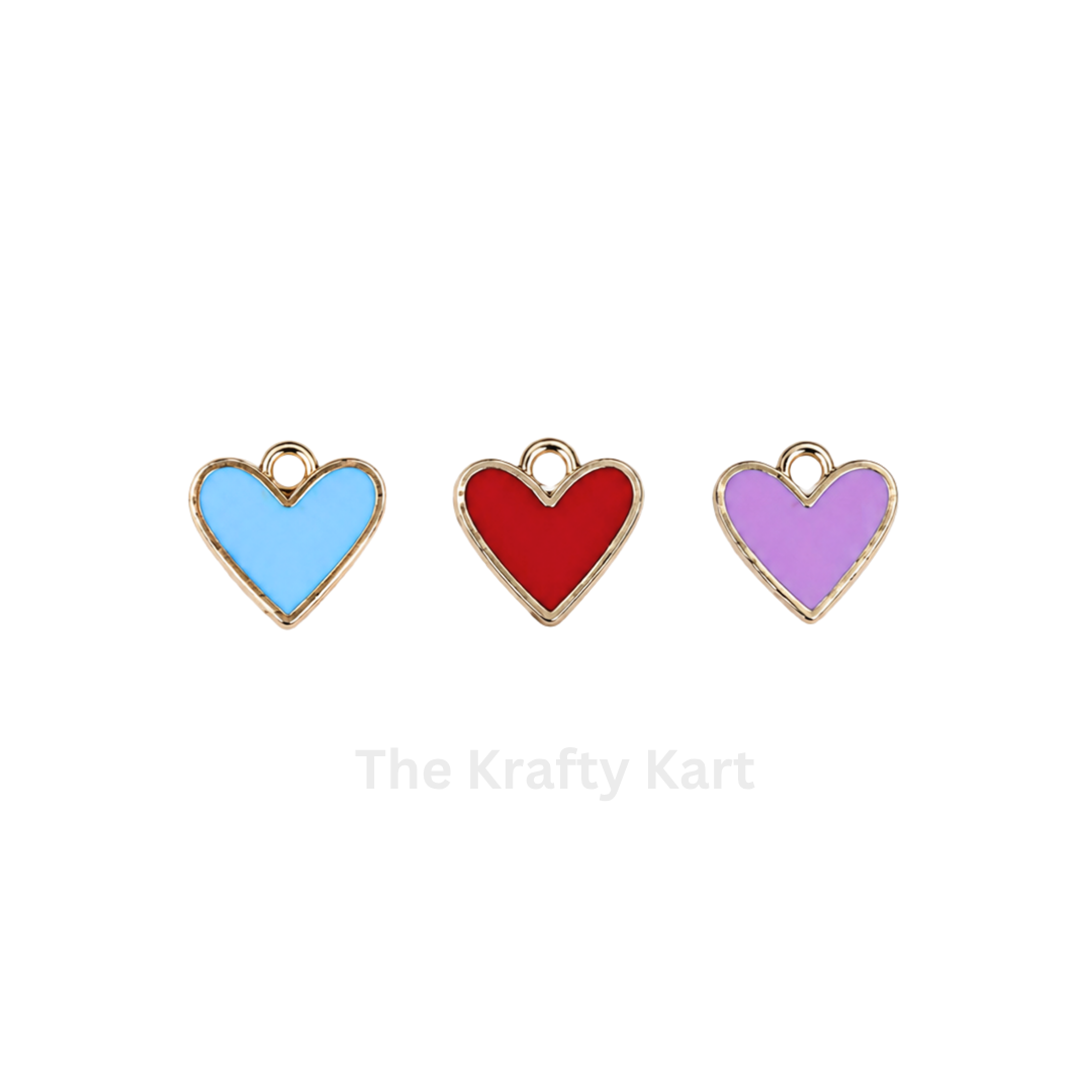 Anti-Tarnish Heart Charm Pendant (N)