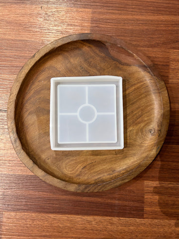 SQUARE COASTER MOULD WITH BOUNDARY