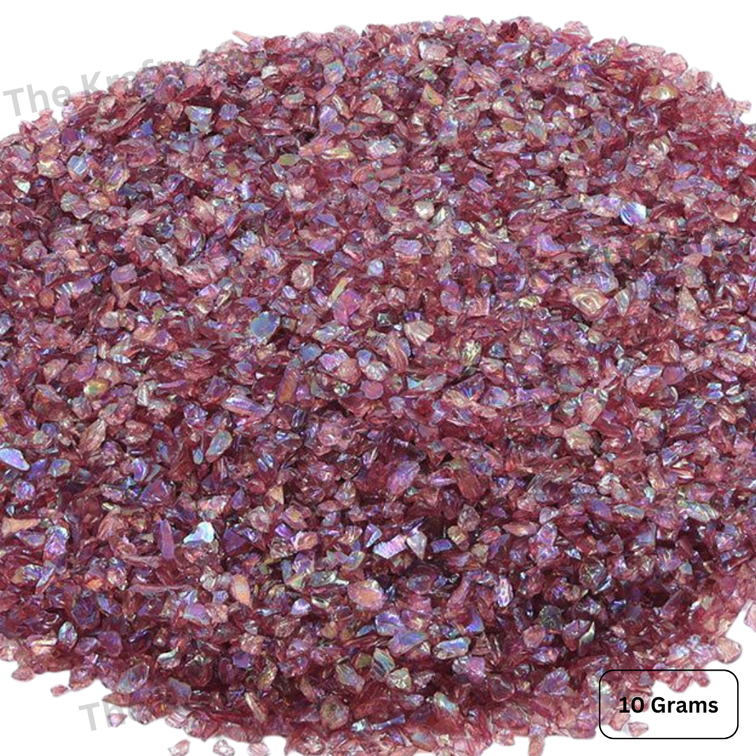 Small Rainbow Glass Granules