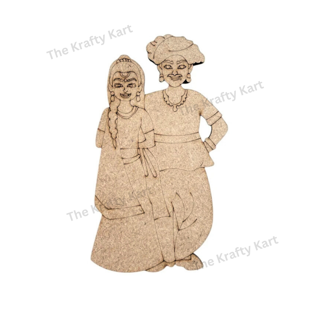 Pre Marked Gujarati Couple Mdf