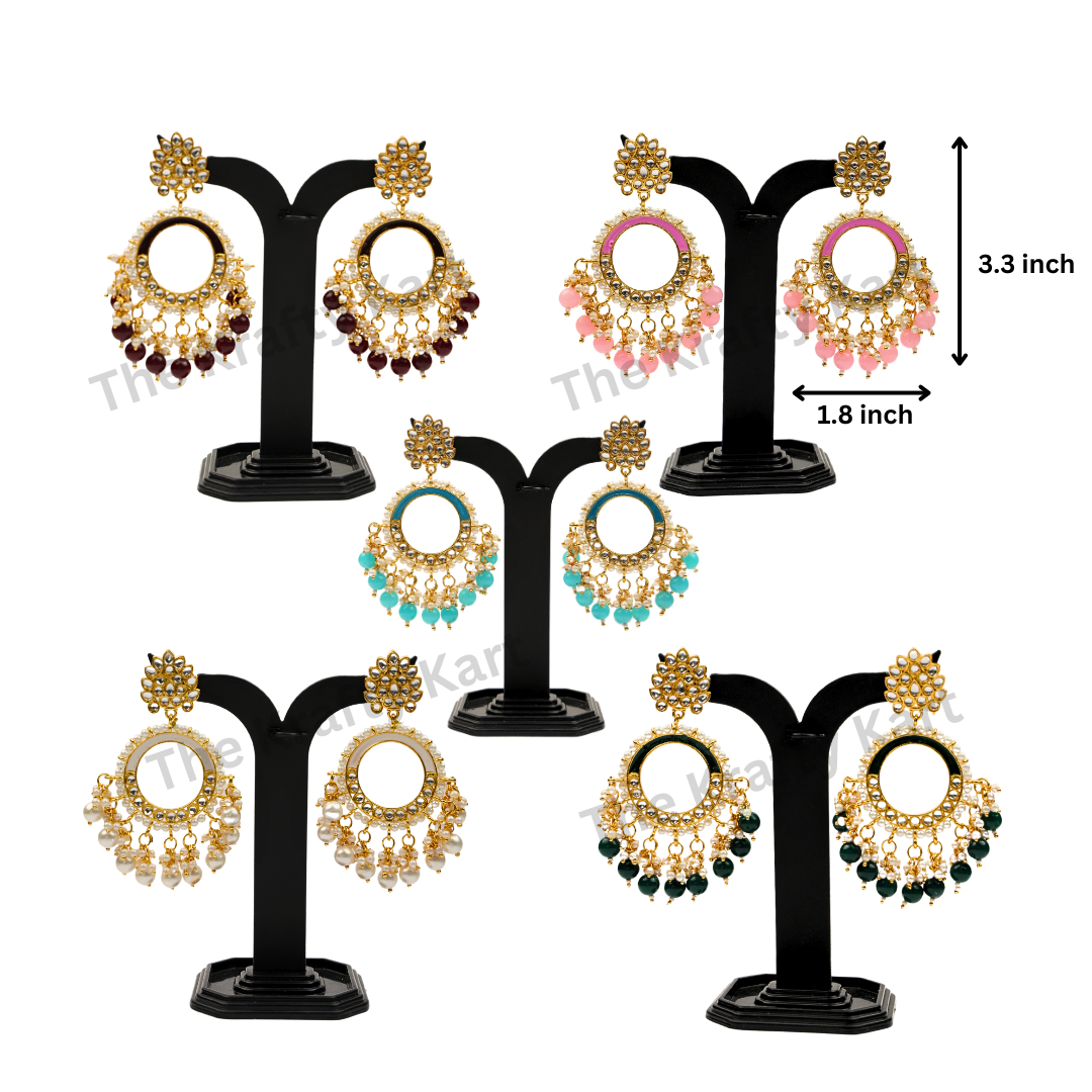 Chand Baliya Resin Jhumka