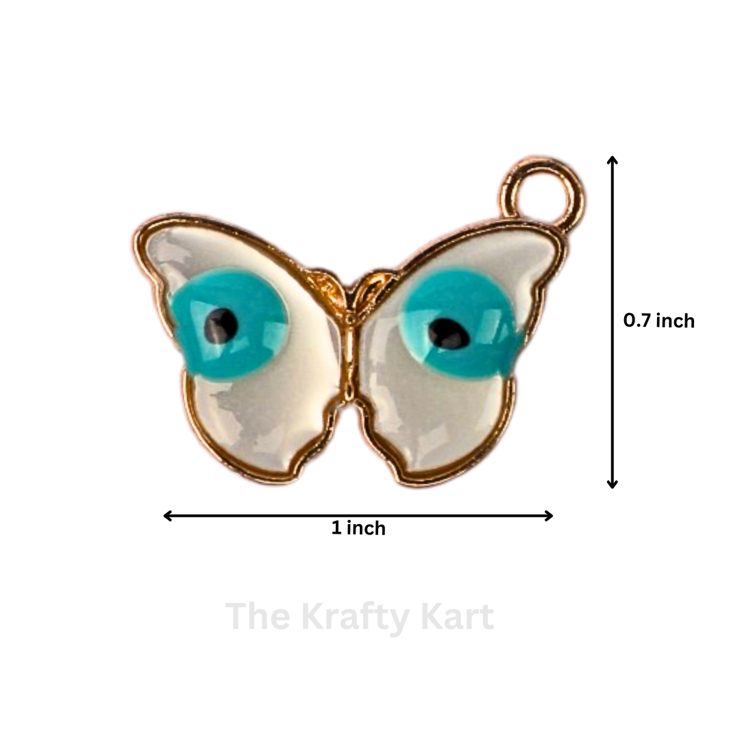 Charm - Butterfly Evil Eye (53)