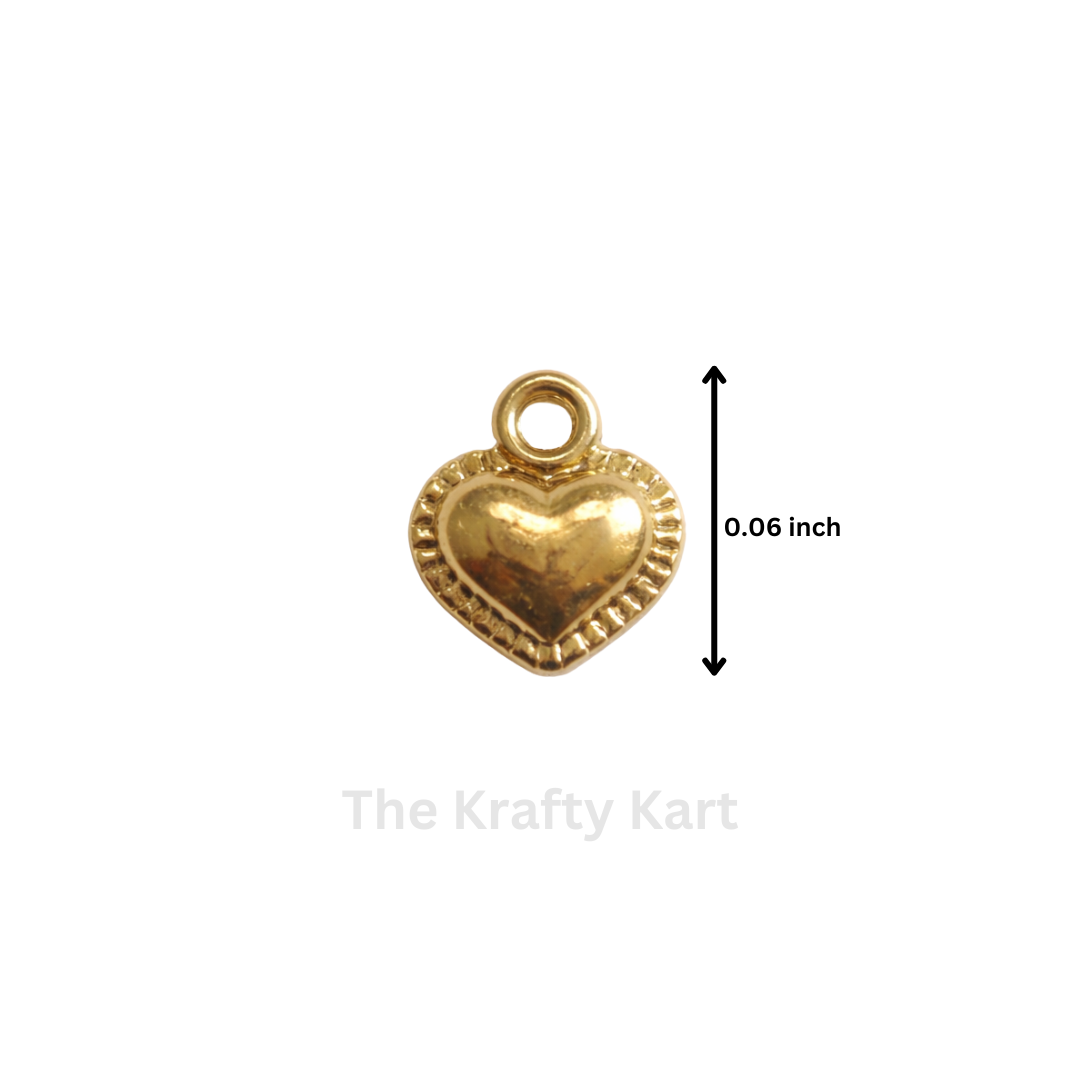 Golden Metal Plastic Charm (5)