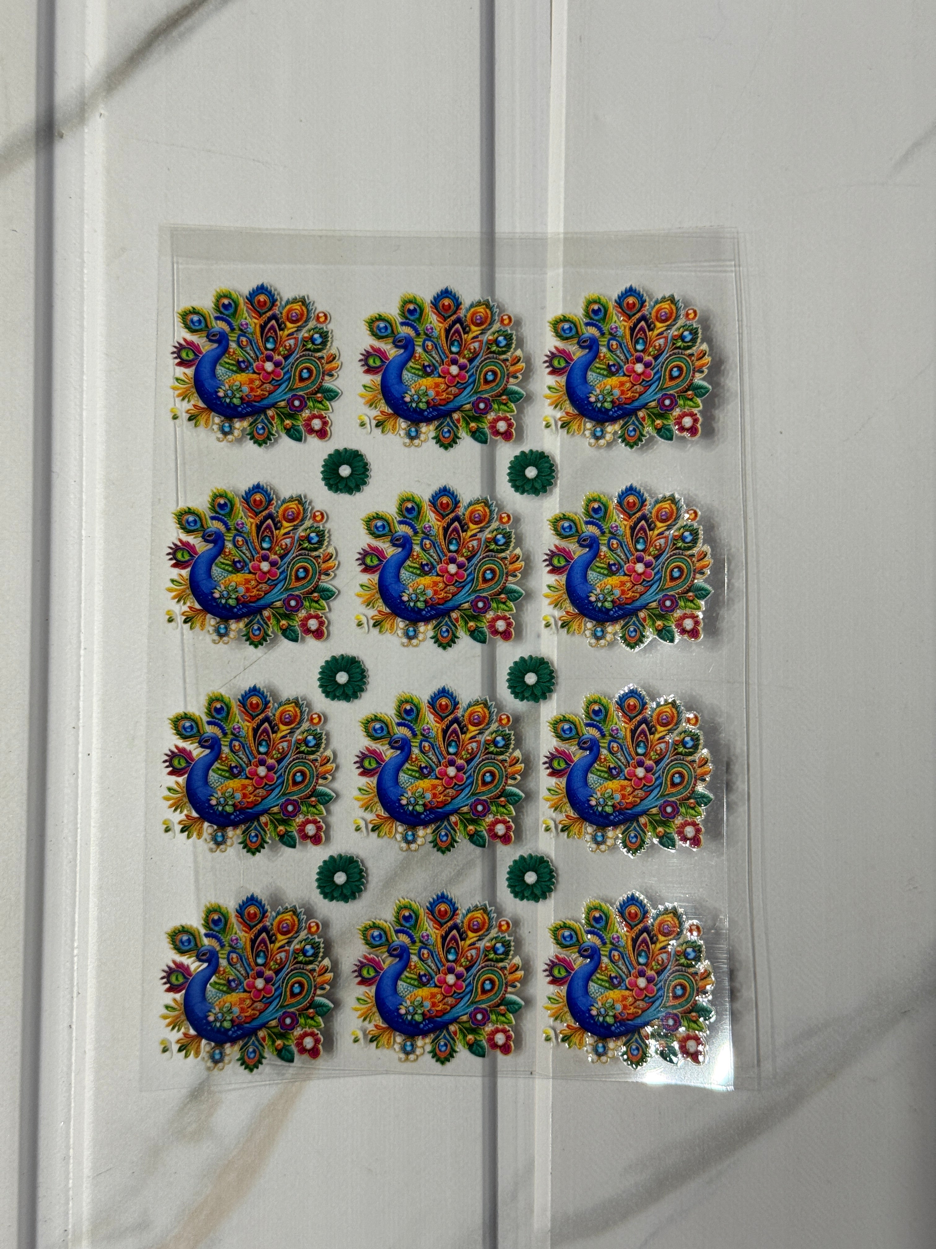 Peacock (H) - Peel Of Sticker