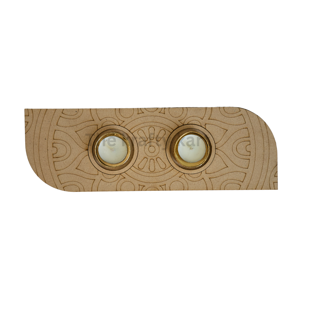 MDF Diwali T-Light Holder  (9)