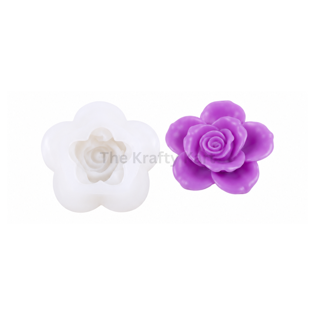 Velvet Rose Candle Mould