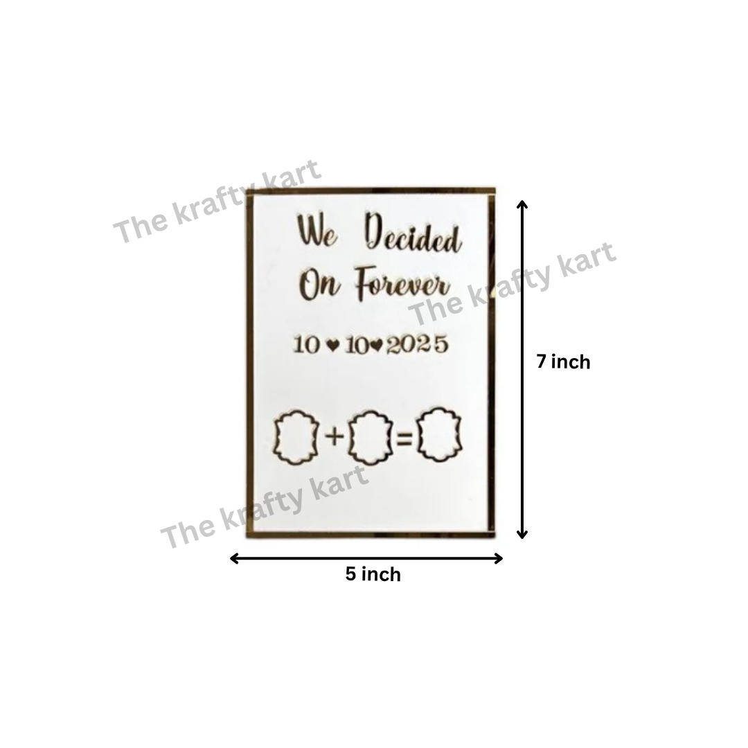 Custom Rectangle Thumb Print