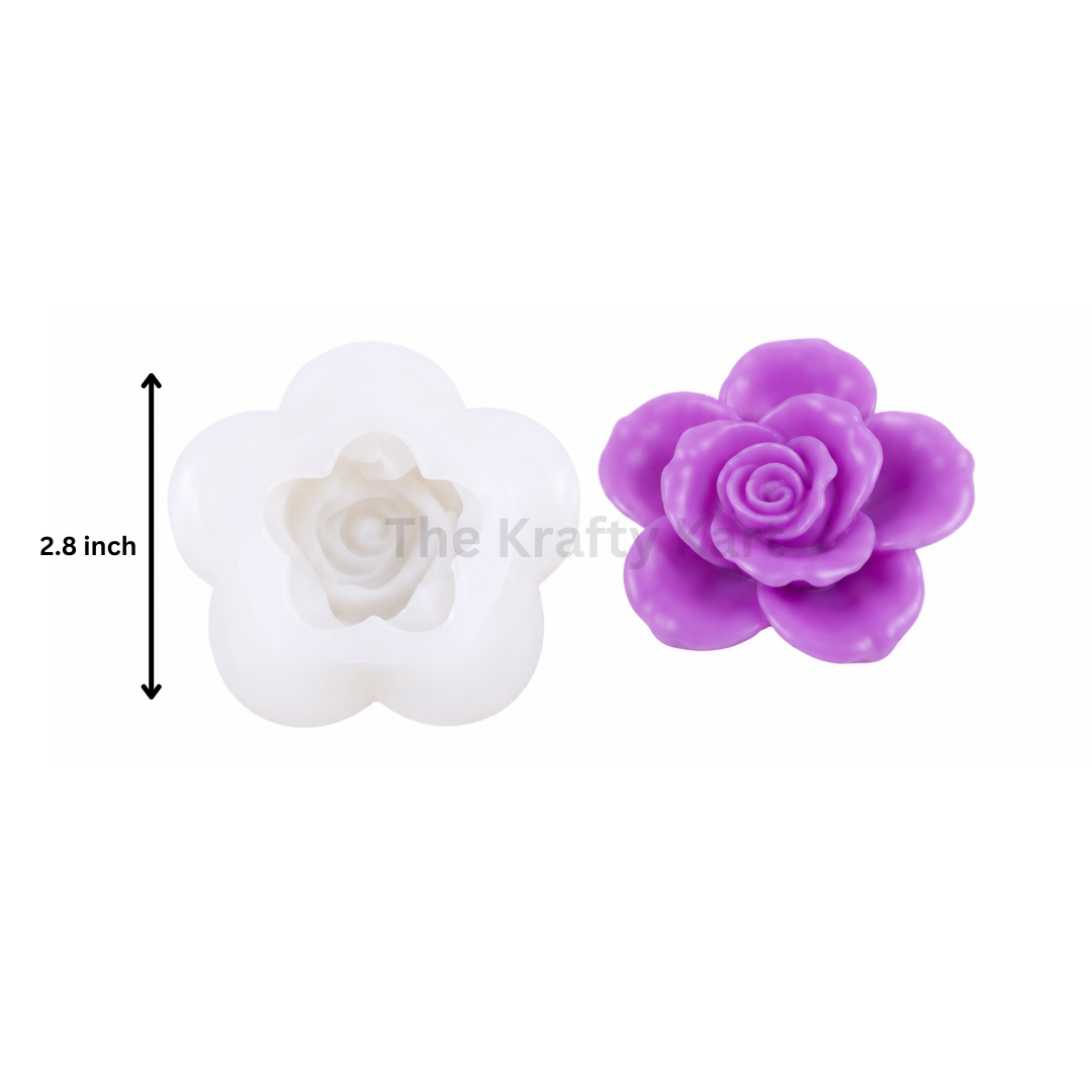 Velvet Rose Candle Mould