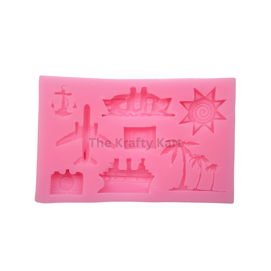 10 Cavity Pink Candle Mould
