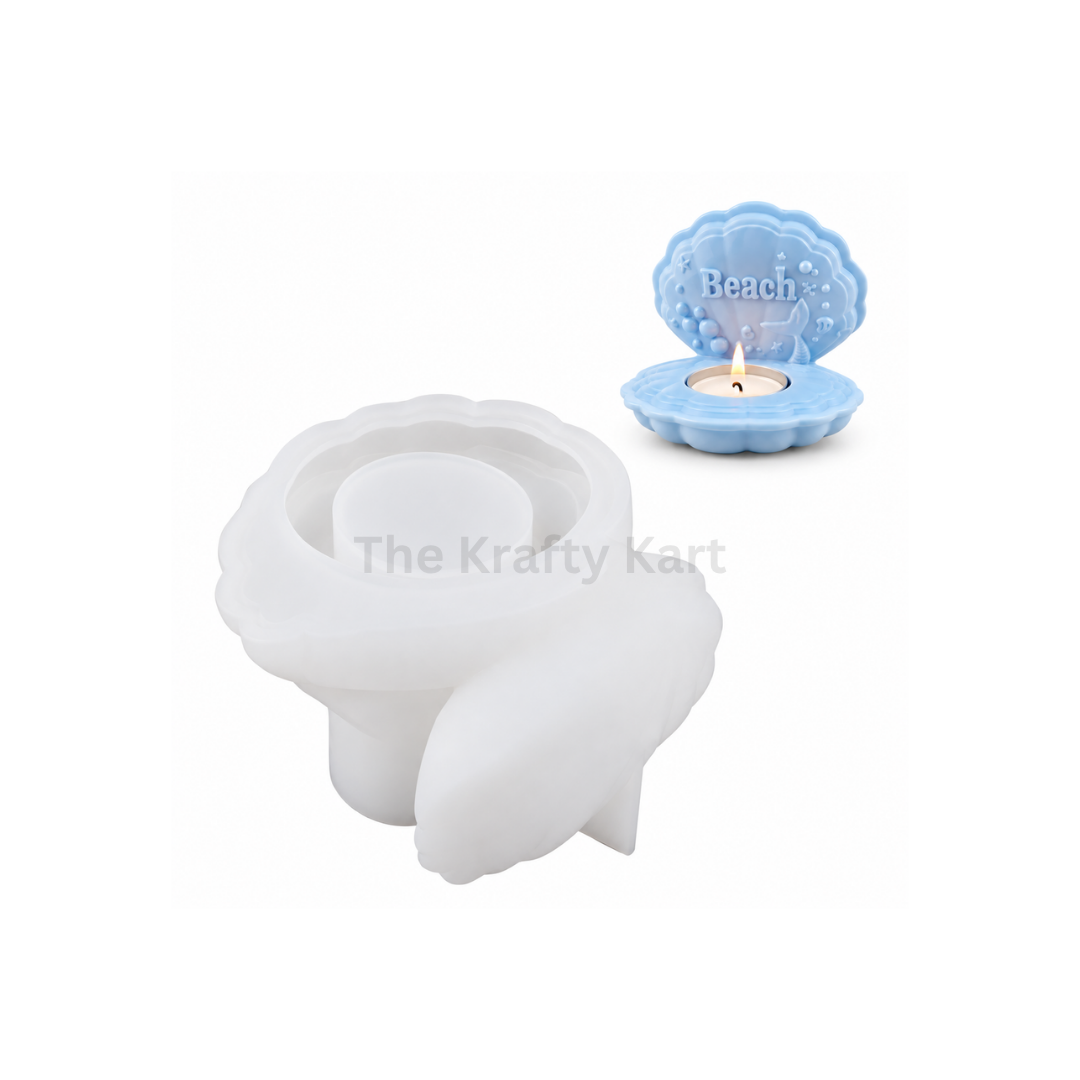 Shell Shaped Candle T-Light Holder