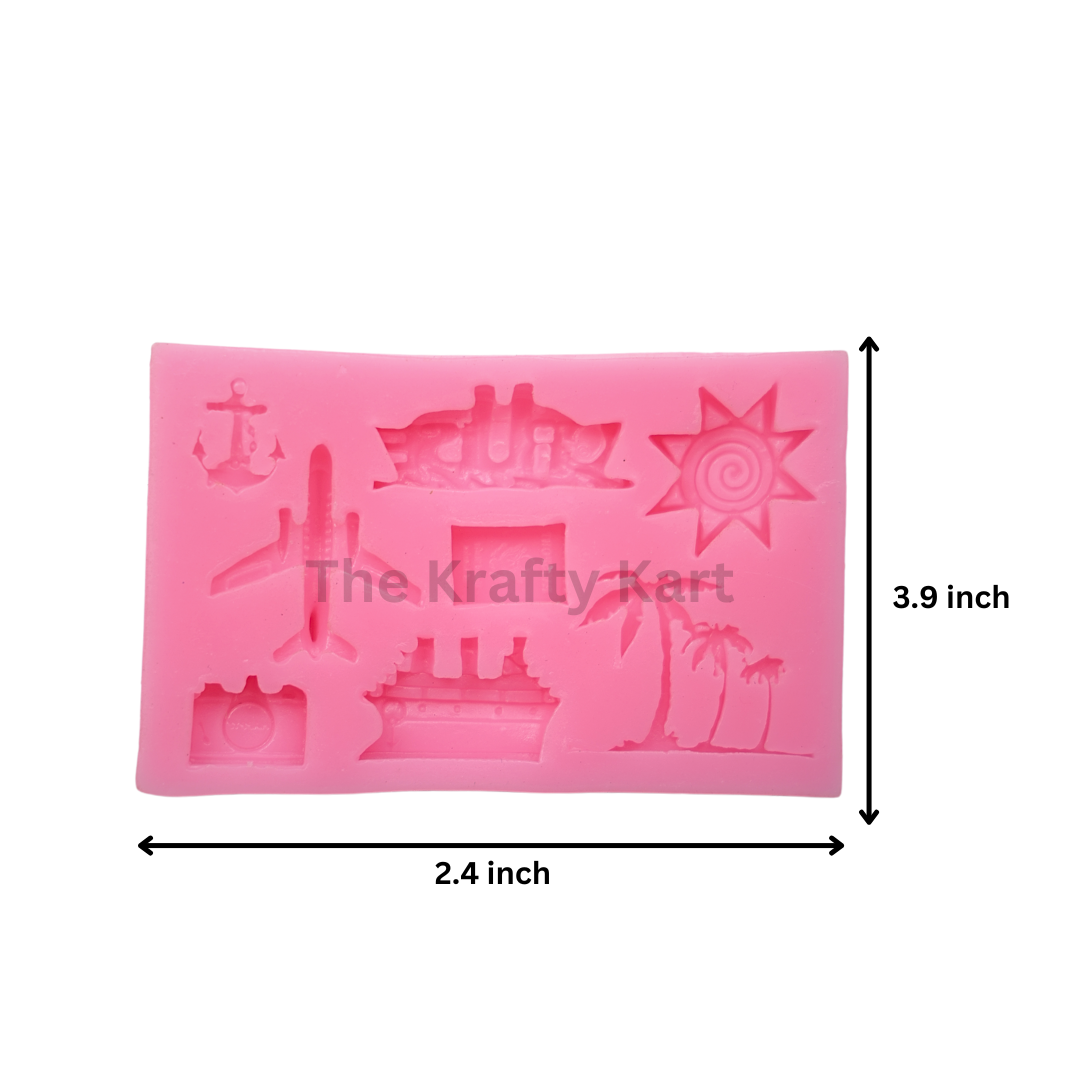 10 Cavity Pink Candle Mould
