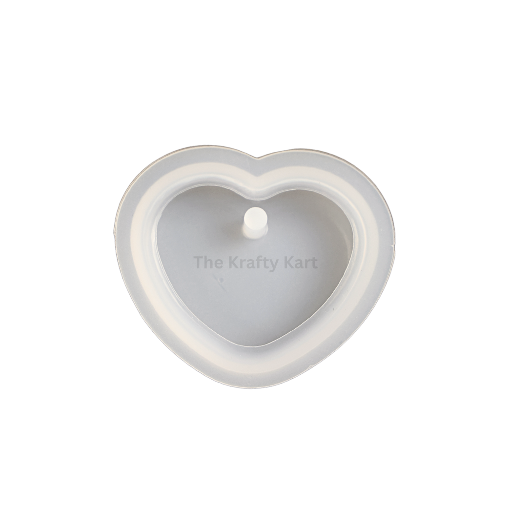 Heart Border Keychain Mould