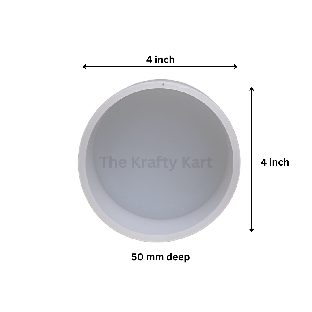 4" Round 50mm Deep