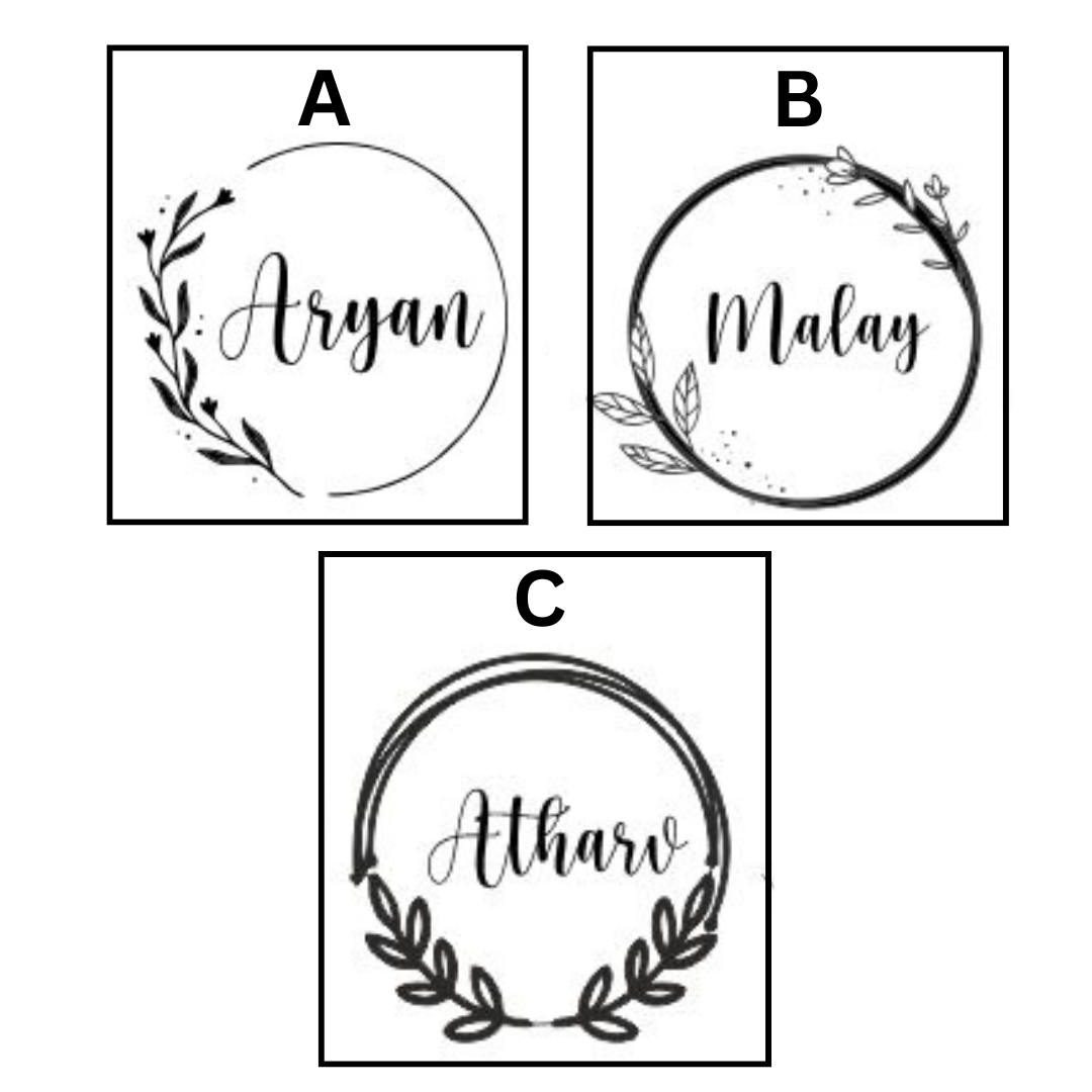 Custom Rakhi Sticker (Round)