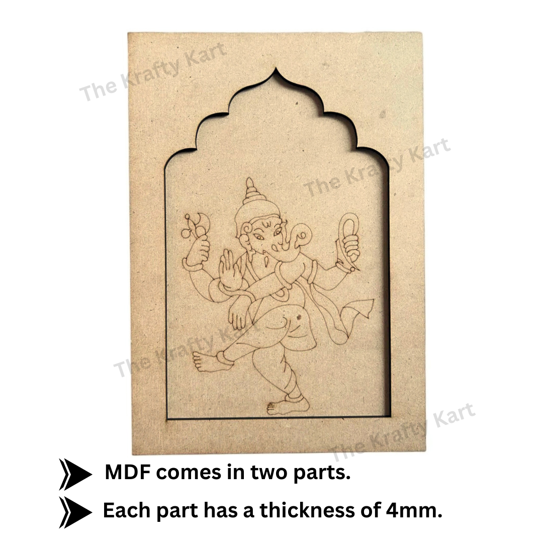 Pre Marked Mdf - Ganeshji (B) (Jharokha)