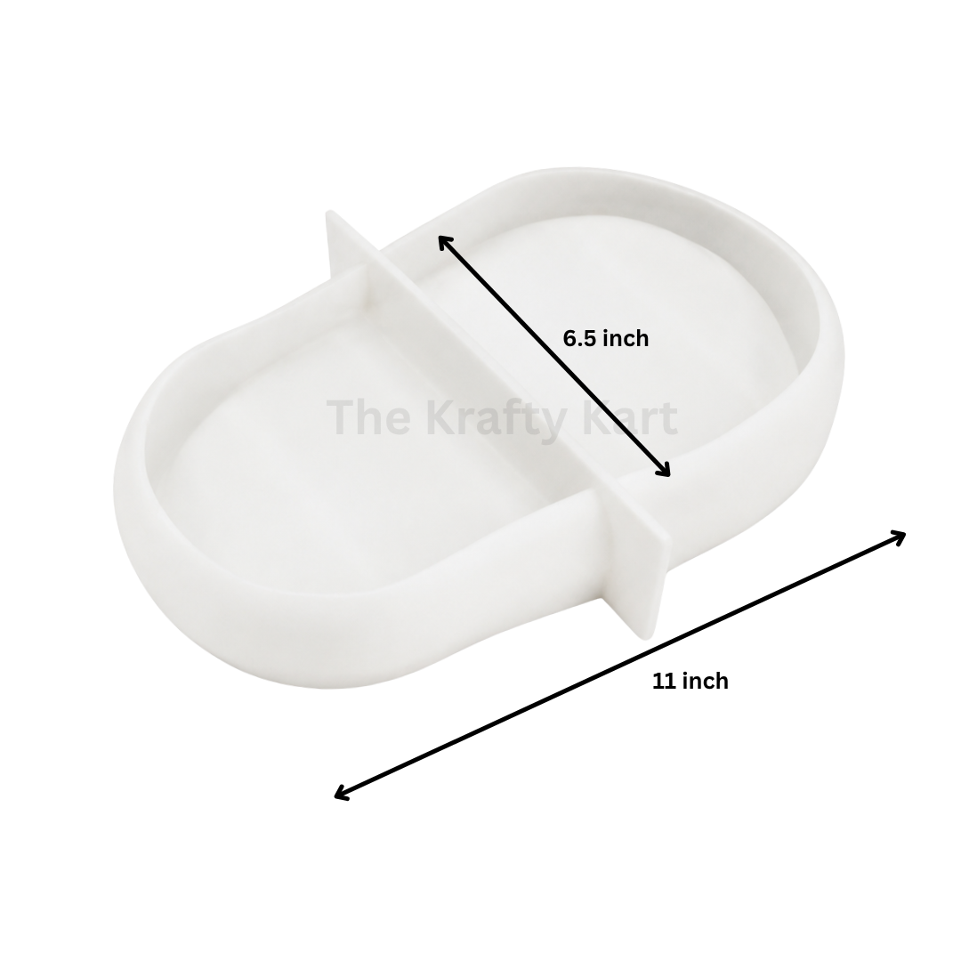 Oval Shaped Trinket Tray Mould