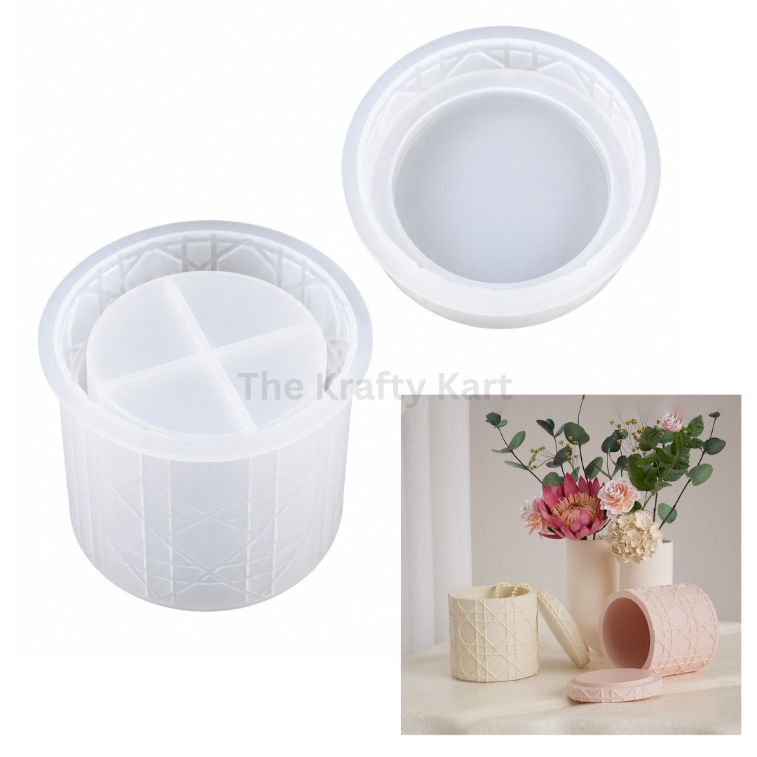Bamboo Weave Pattern Storage Box Mould