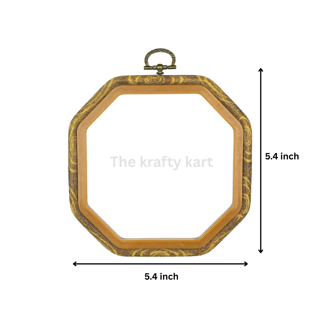 Square Octagon Embroidery Ring