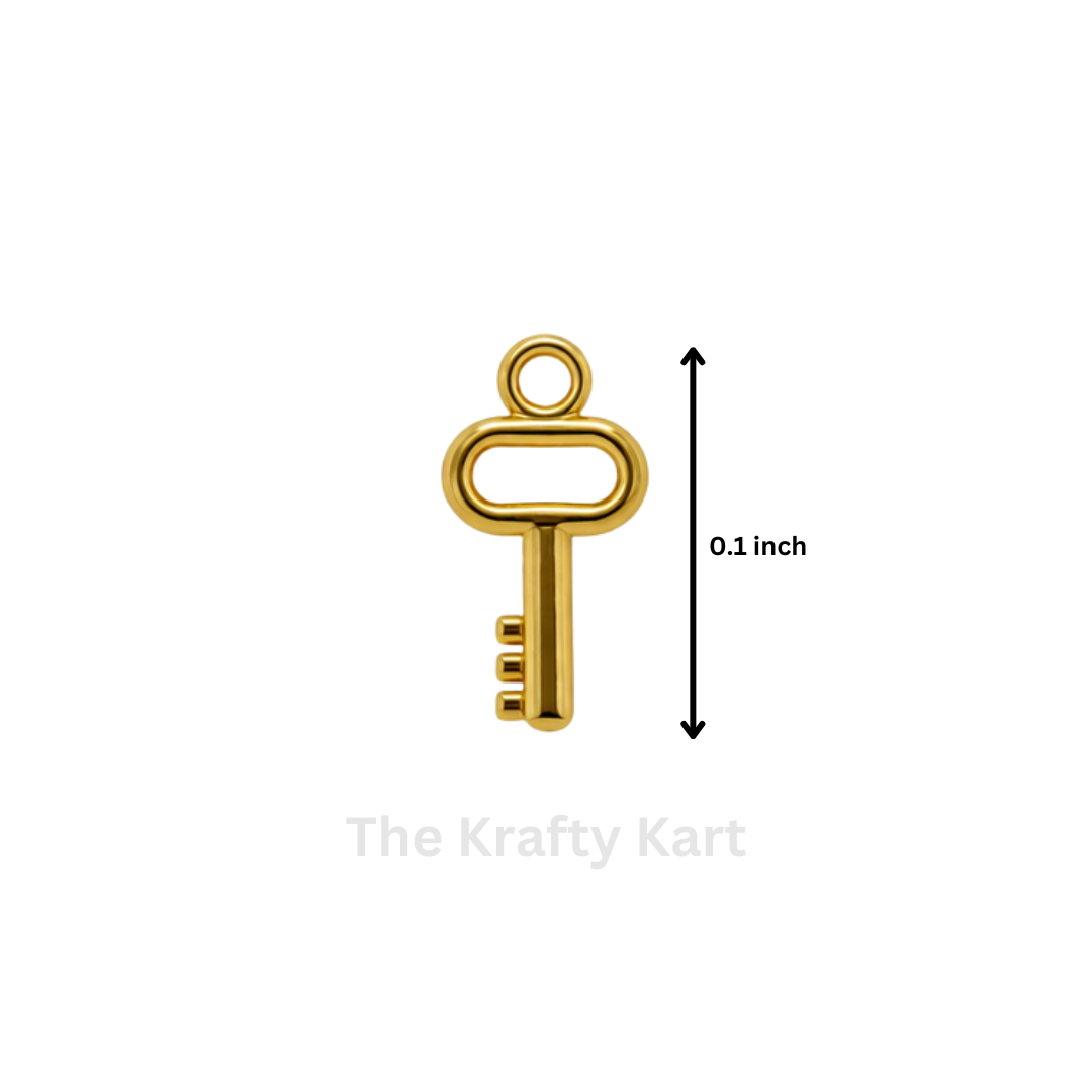 Golden Metal Plastic Charm (7)