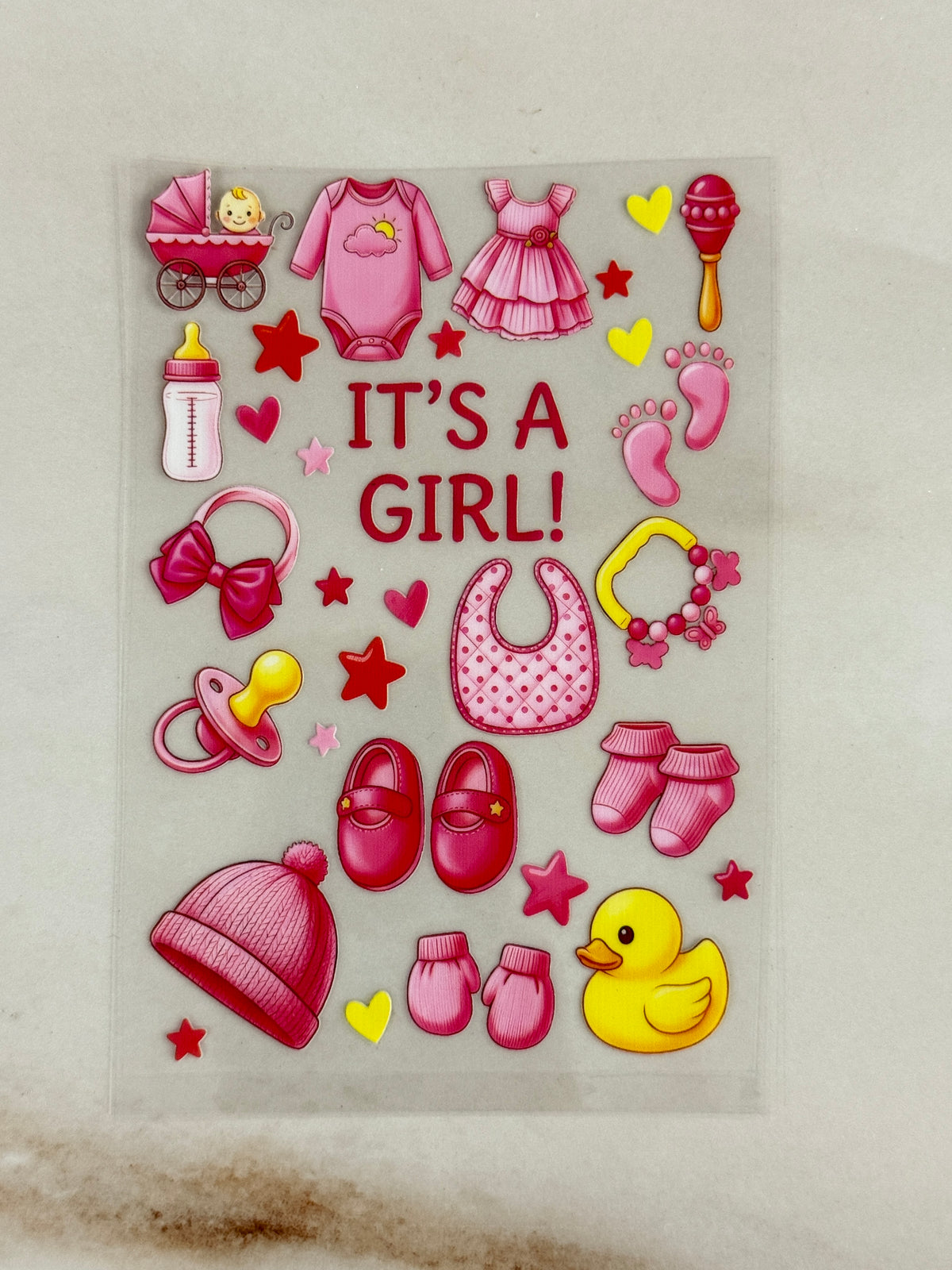 Born Baby (B) - Peel Of Sticker