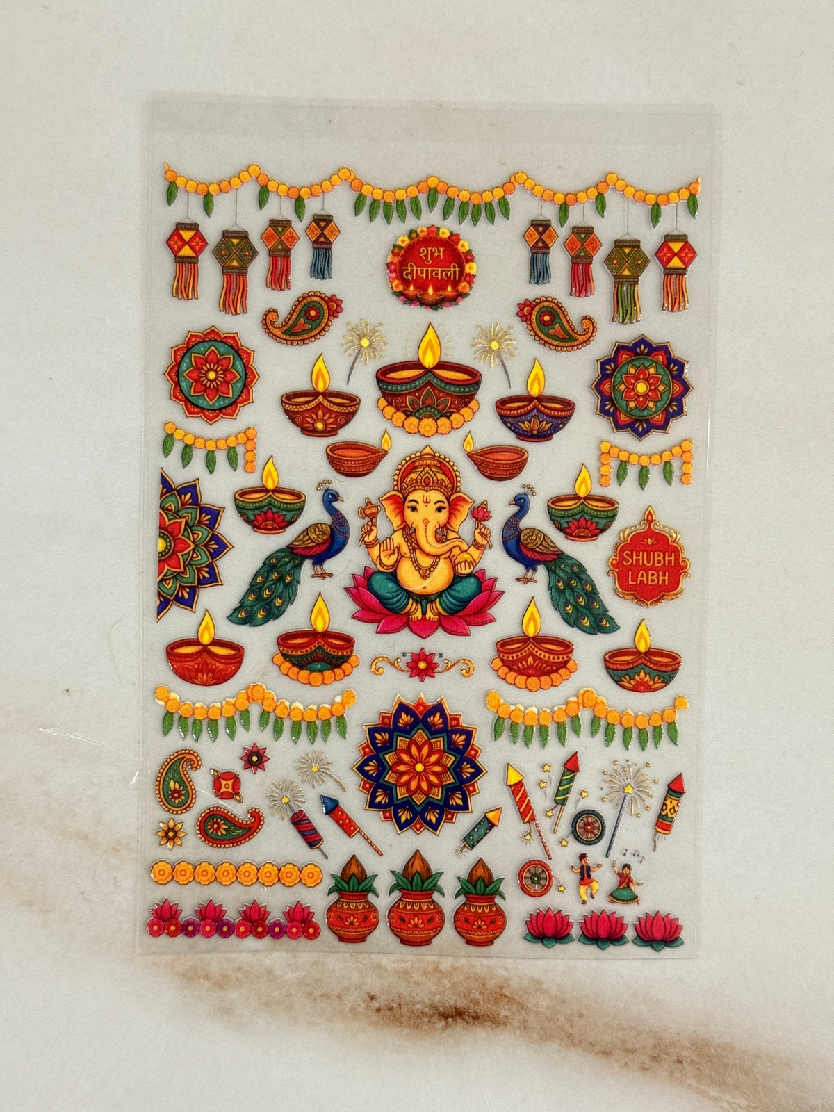 Diwali (N) - Peel Of Sticker