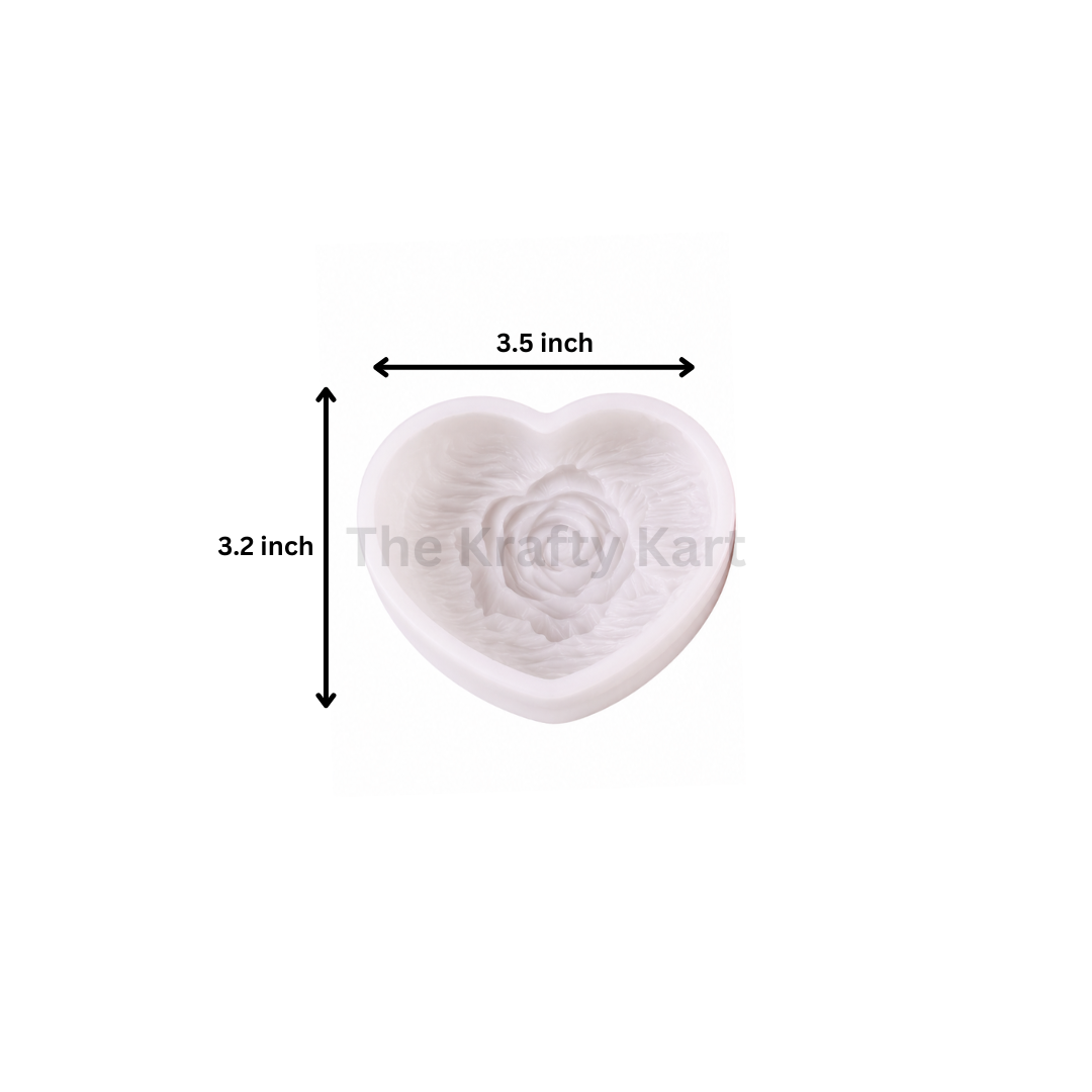 Love Heart Candle Mould