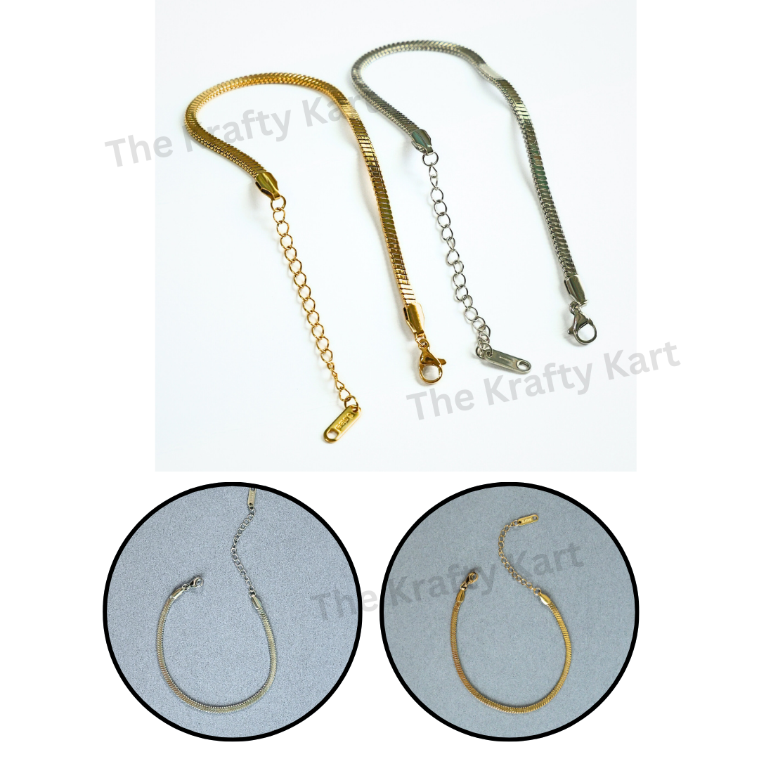 Anti-Tarnish Ready Bracelet Chain (C)