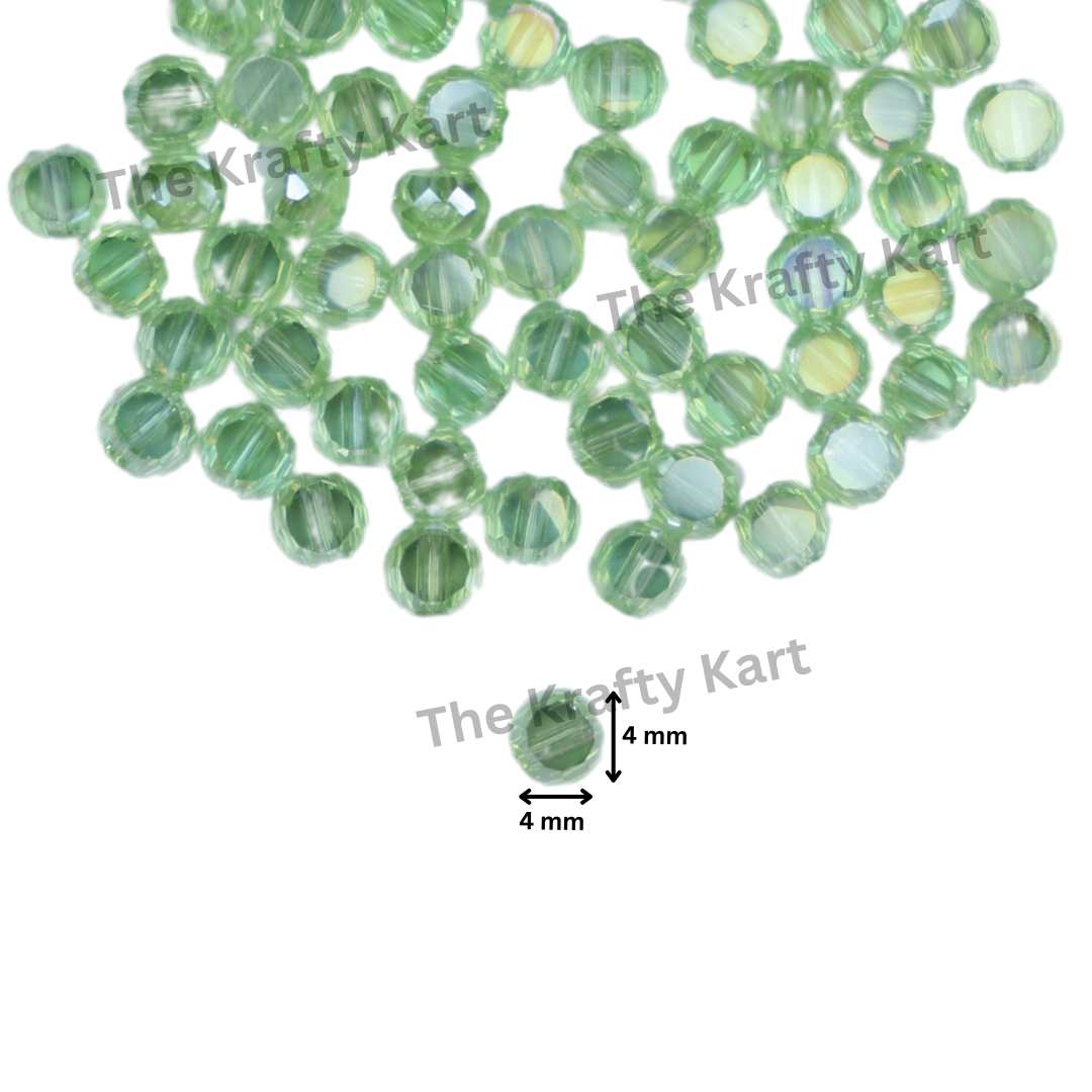 Octagon Crystal Beads (4mm)