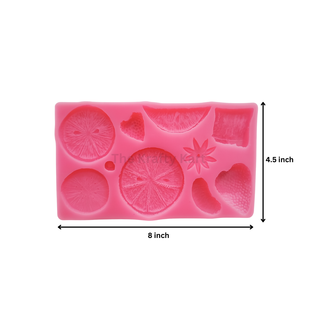 Fruit Pink Candle Mould