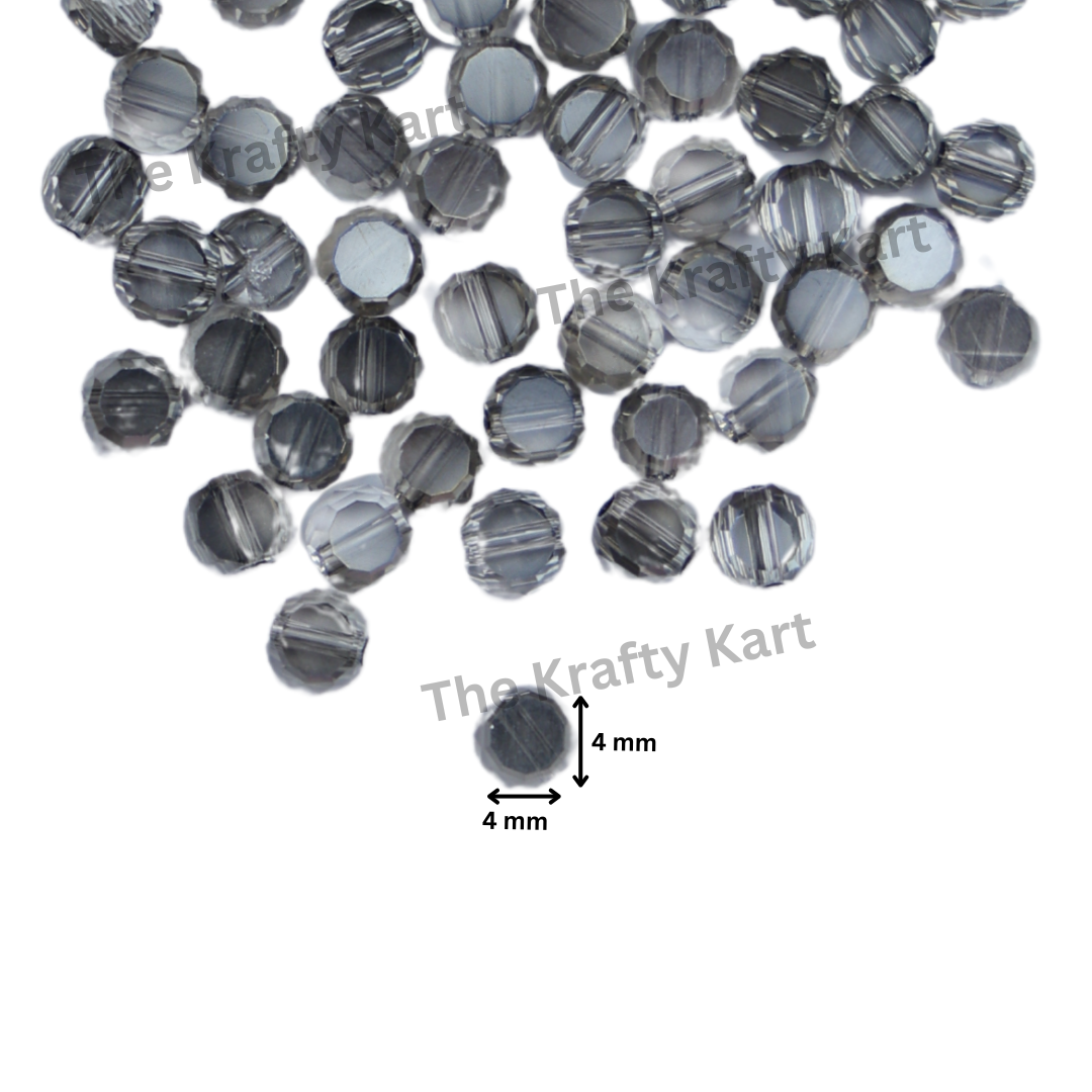 Octagon Crystal Beads (4mm)