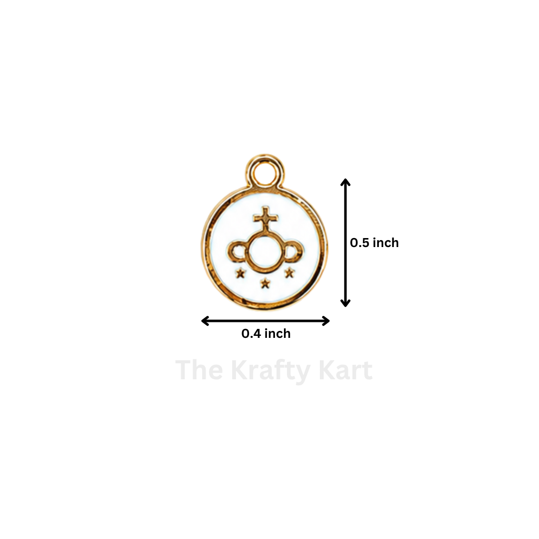 Anti Tarnish Charm - Round Symbol