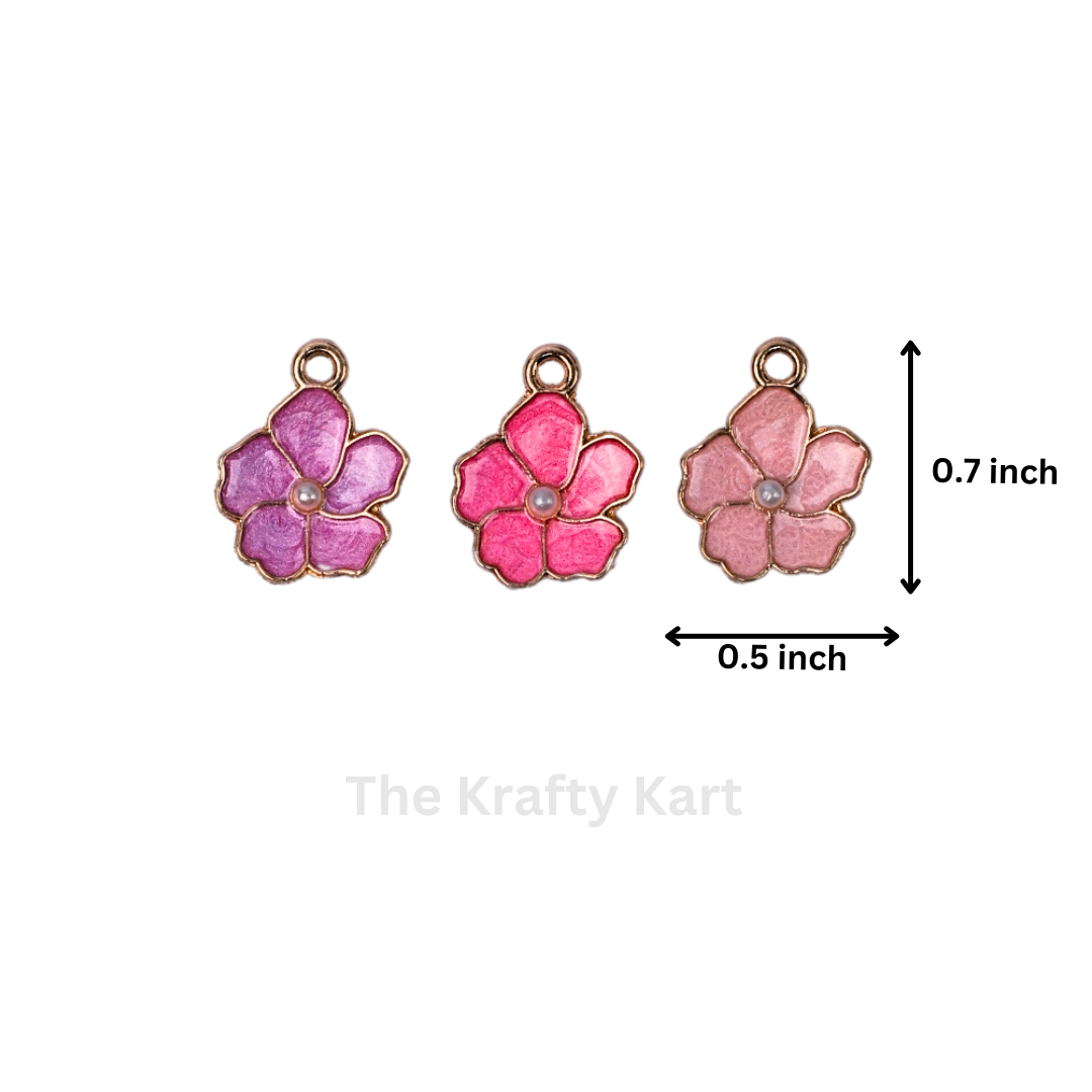 Charm - 3D Flower (A)(379)
