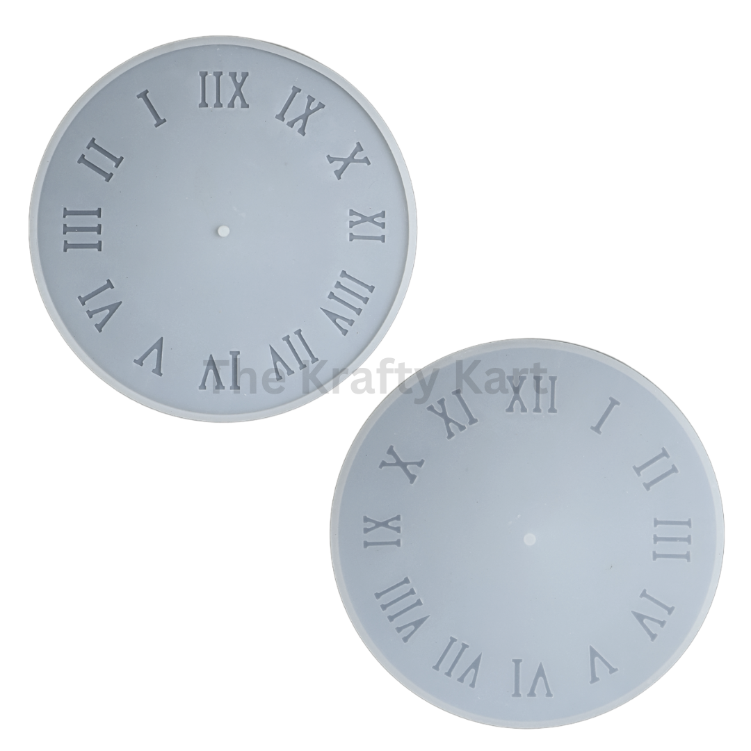 Roman Number Clock Mould (12")