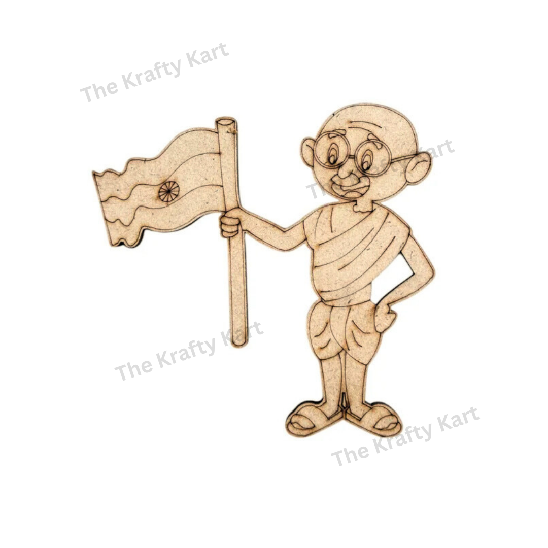 Pre Marked Gandhiji Mdf