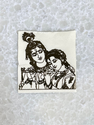 METAL STICKER- RADHA KRISHNA