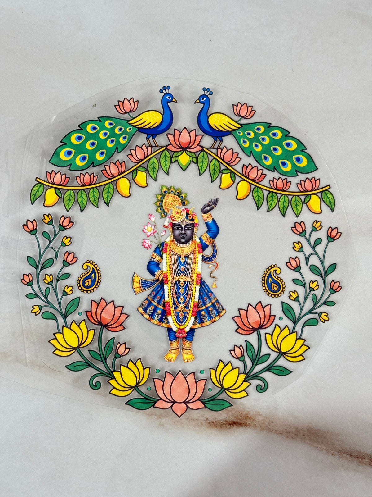Round Shaped Peel Of Sticker (25)