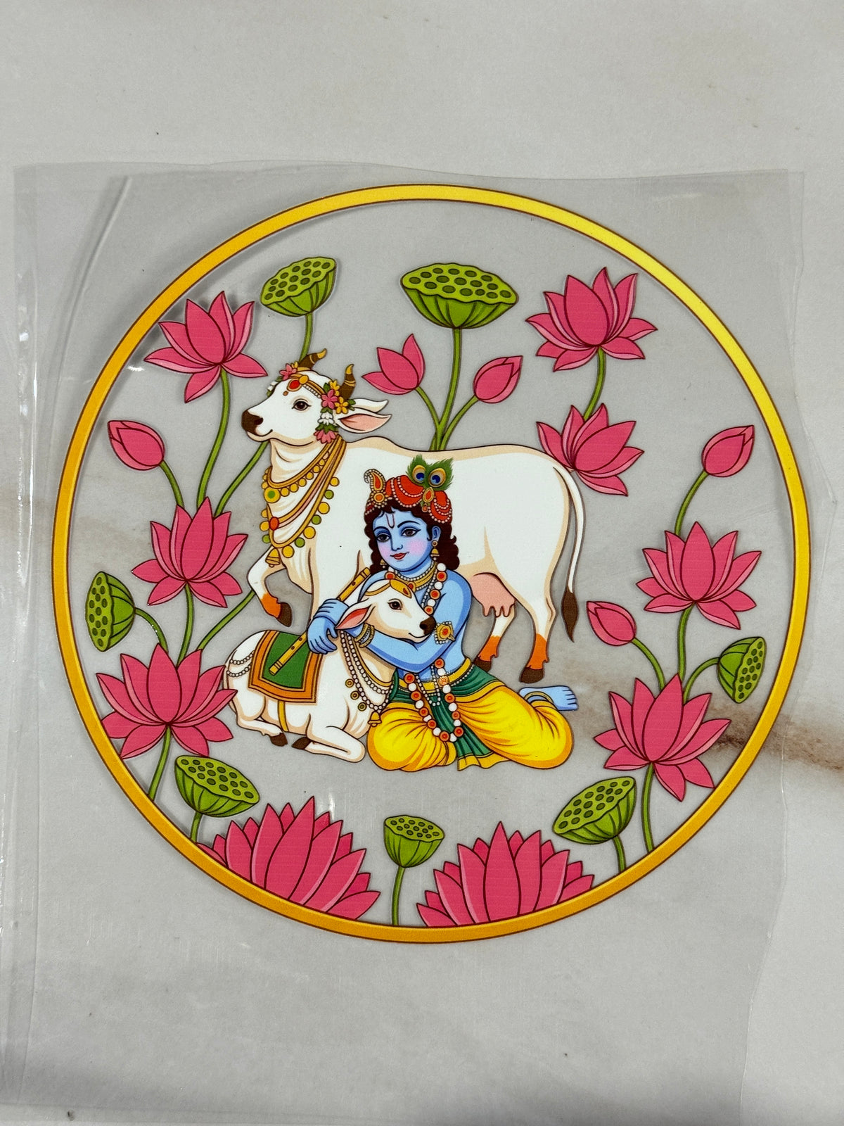 Round Shaped Peel Of Sticker (44)