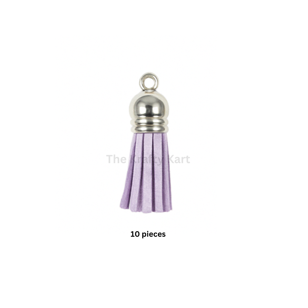 Silver Cap Tassels (10pcs)