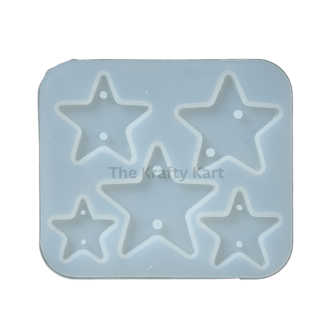 5 Cavity Star Rakhi Mould